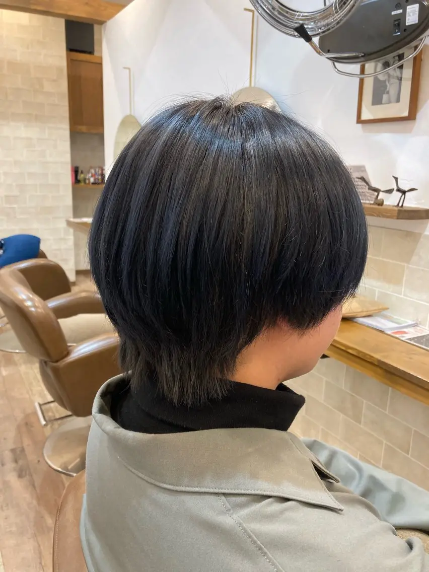 ショート カラー メンズ CRESCENDO /栗本のヘアスタイル