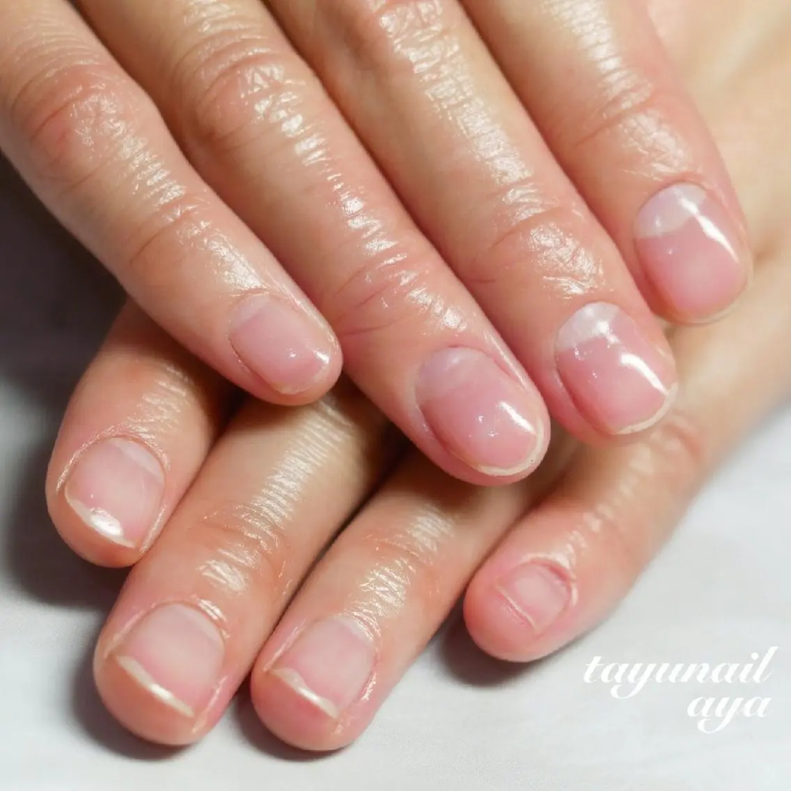 ネイル ブルー ジェルネイル パラジェル 冬ネイル ネイルサロン 【たゆnail】のネイルデザイン