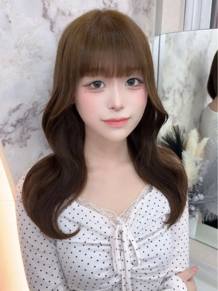 🪽日曜日限定🪽ブリーチなしワンカラー+1stepトリートメント🫧韓国風艶髪💖の写真