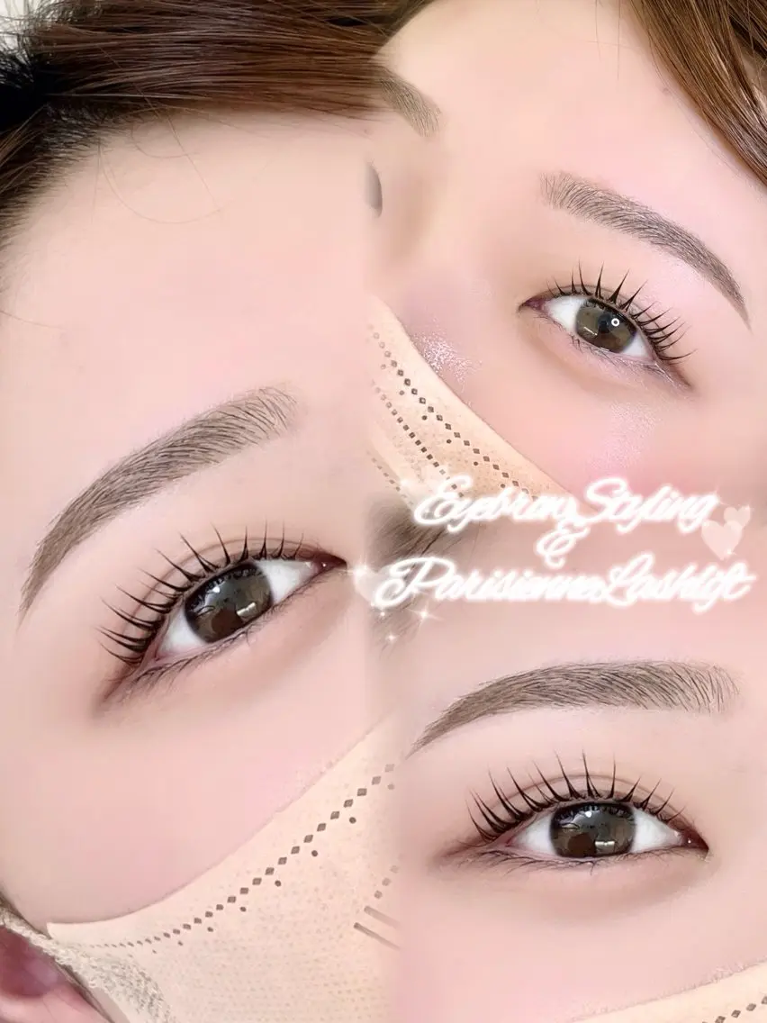 🎈美眉アイブロウwax + カラー + まつげパーマの写真