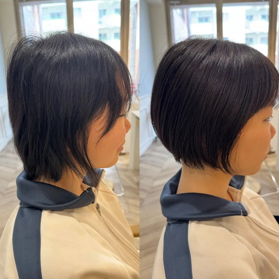 くびれやスッキリ感を出したいショート/ショートボブヘアカットの写真