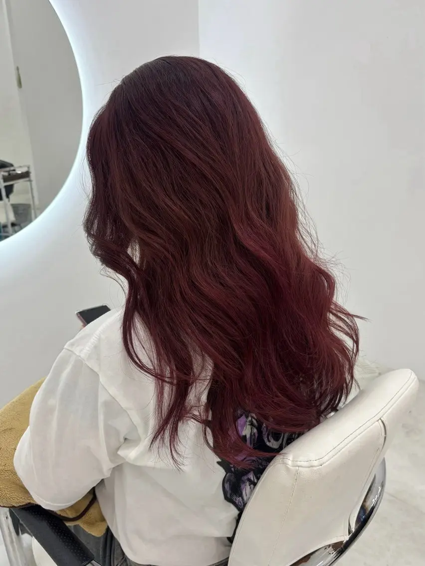 ロング カット ヘアカラー トリートメント 【aini天王寺】 𝐚𝐢𝐫𝐢✂︎のヘアスタイル