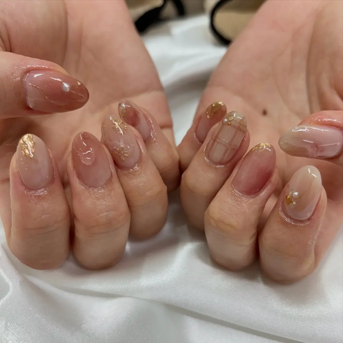 ネイル ニュアンスネイル ピンク nail* runa🌻のネイルデザイン