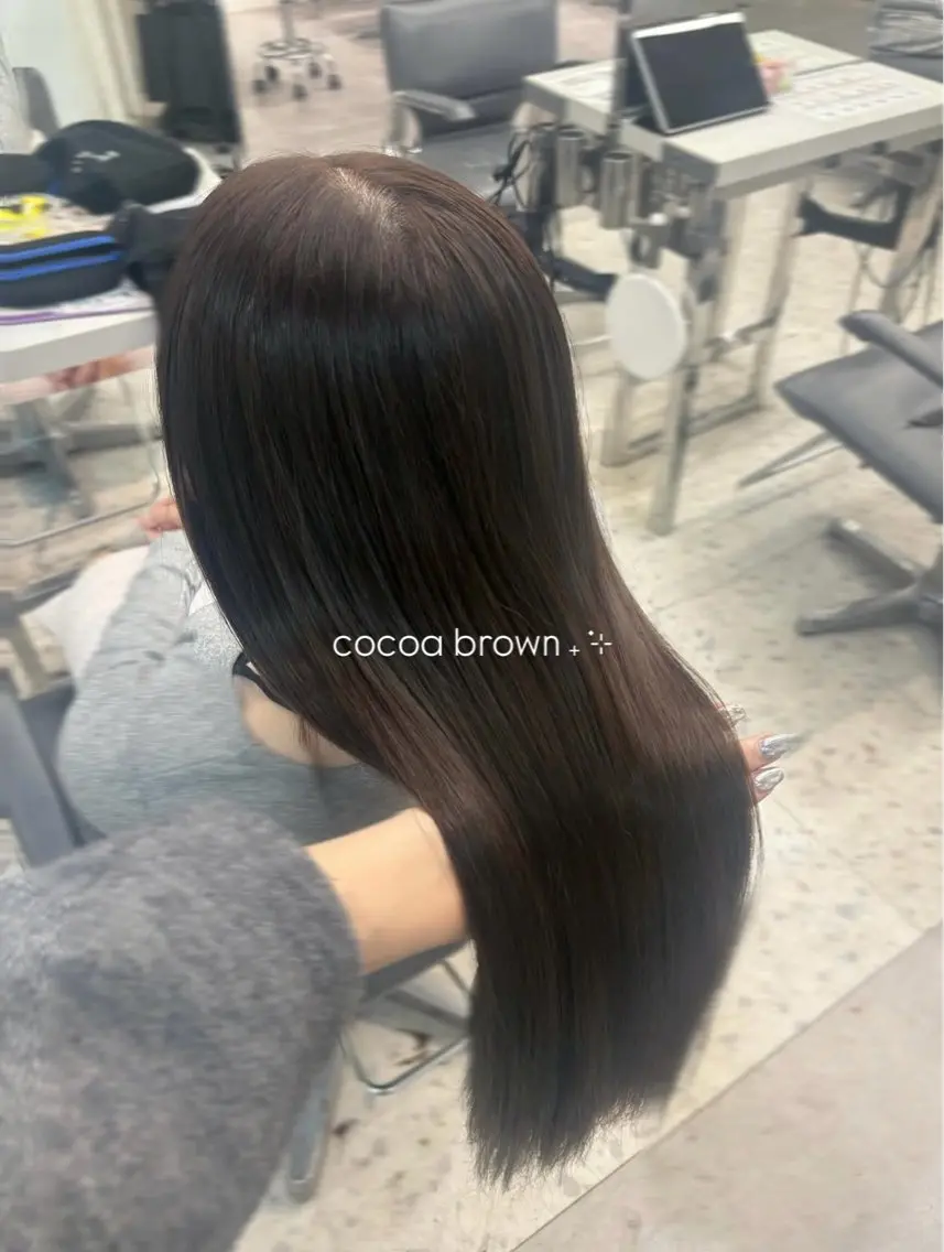 ロング ヘアカラー 透明感ツヤカラー🐤 カットモデル🐤ソナのヘアスタイル