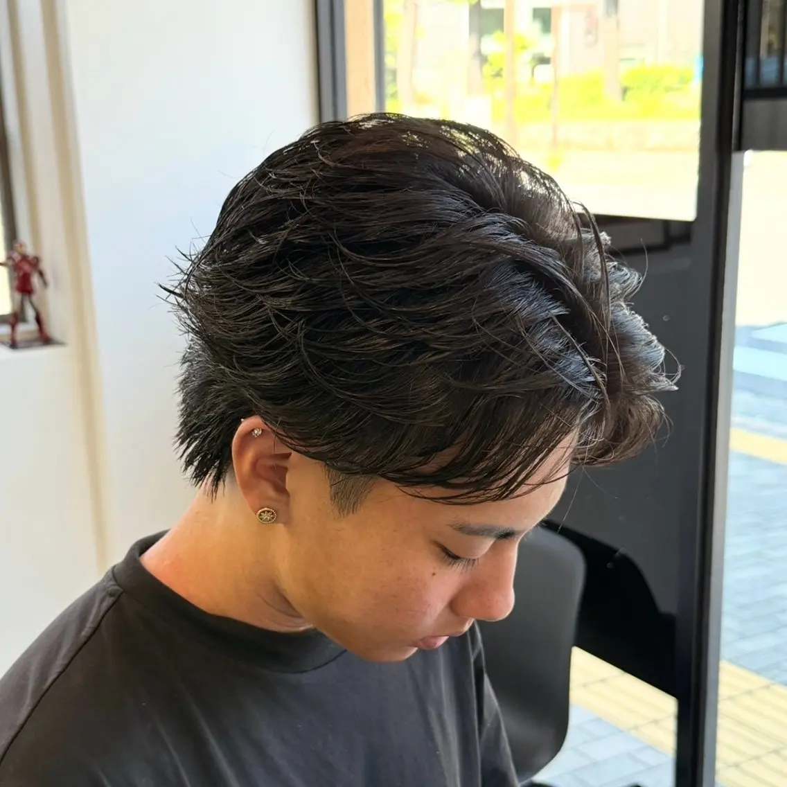 ショート パーマ メンズ カット パーマ メンズカット/パーマ 川崎　智大のヘアスタイル