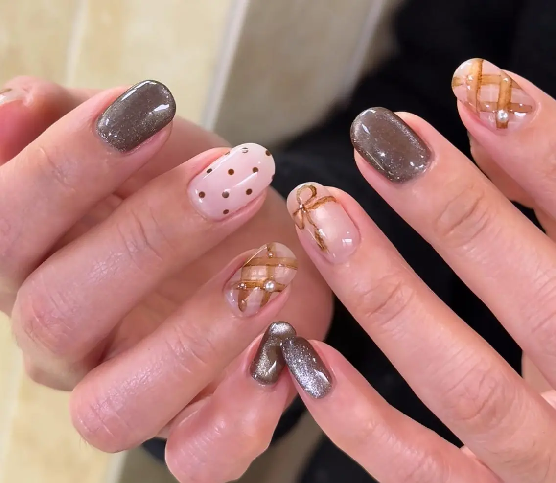 ネイル ハンドネイル 🎀 NaNa_nailのネイルデザイン