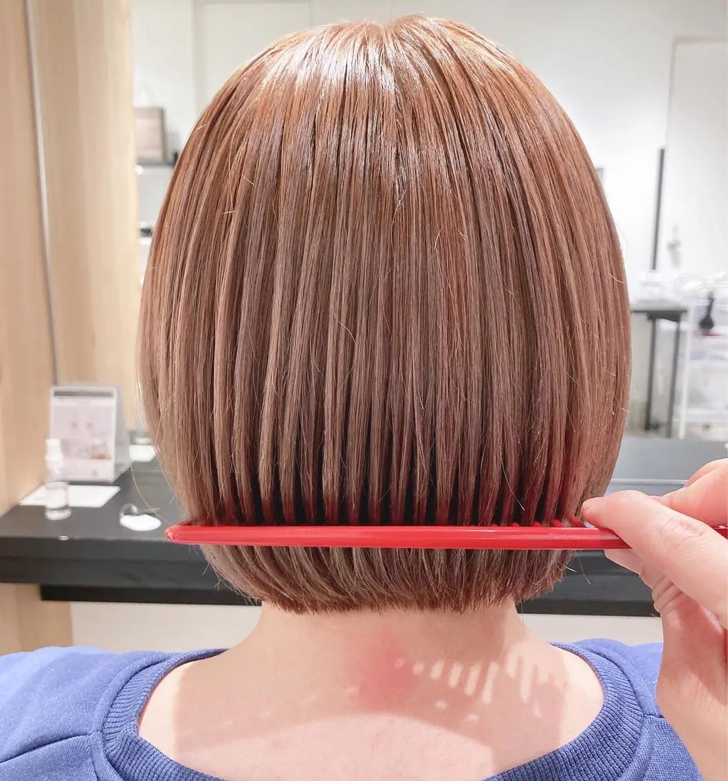 ショート カラー ショートボブ ボブ ショートヘア カット ヘアカラー トリートメント ヘッドスパ スキバサミを使わない カット🌼唯🌼のヘアスタイル