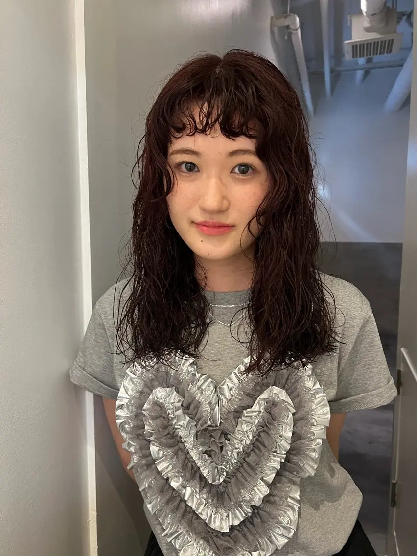 ミディアム ヘアカラー 鈴木 三保のヘアスタイル