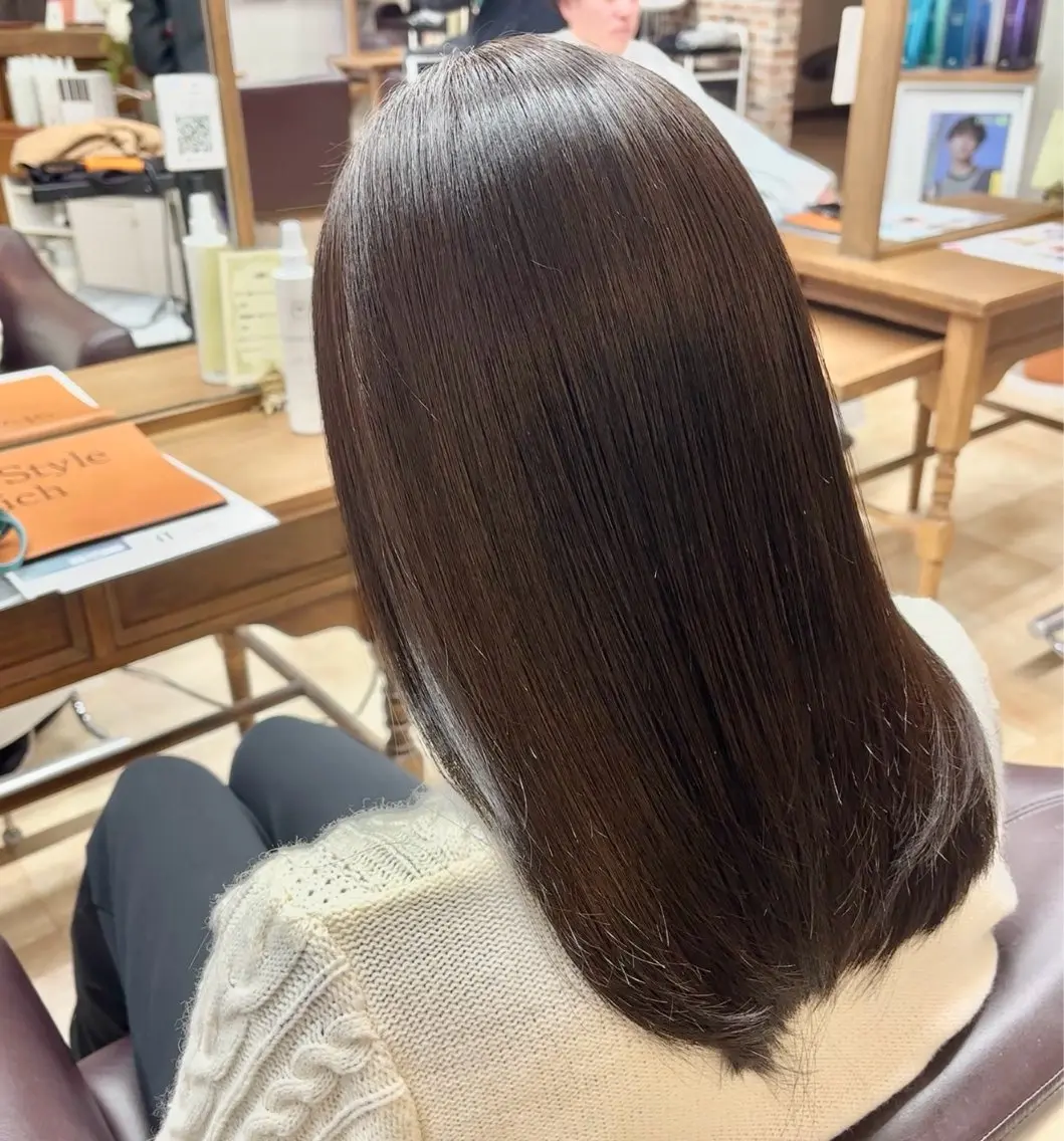 カラー 髪質改善 小島華未/ ヘアカラー/髪質改善のヘアスタイル