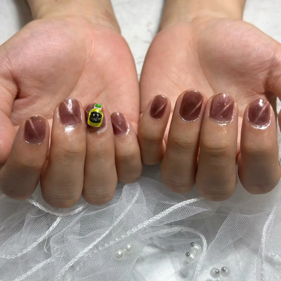 ネイル ハンドネイル WHITE NAIL 鳳店AYUMIのネイルデザイン