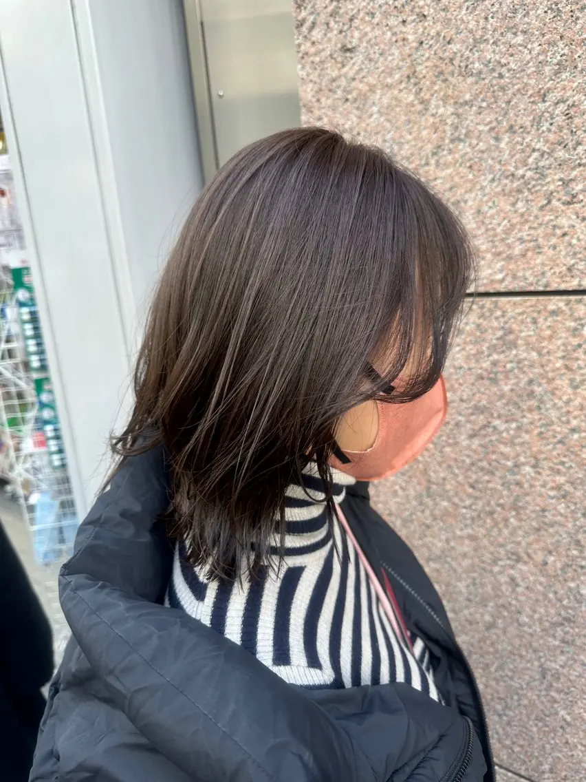 ミディアム 丸山 心 / 艶カラーのヘアスタイル