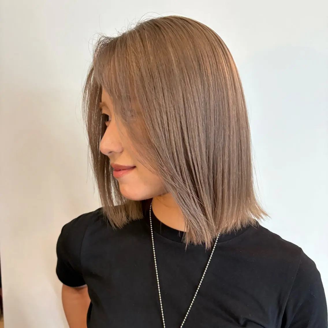 カラー ベージュカラー ヘーゼル kii｜ ゆきな｜福岡美容室のヘアスタイル