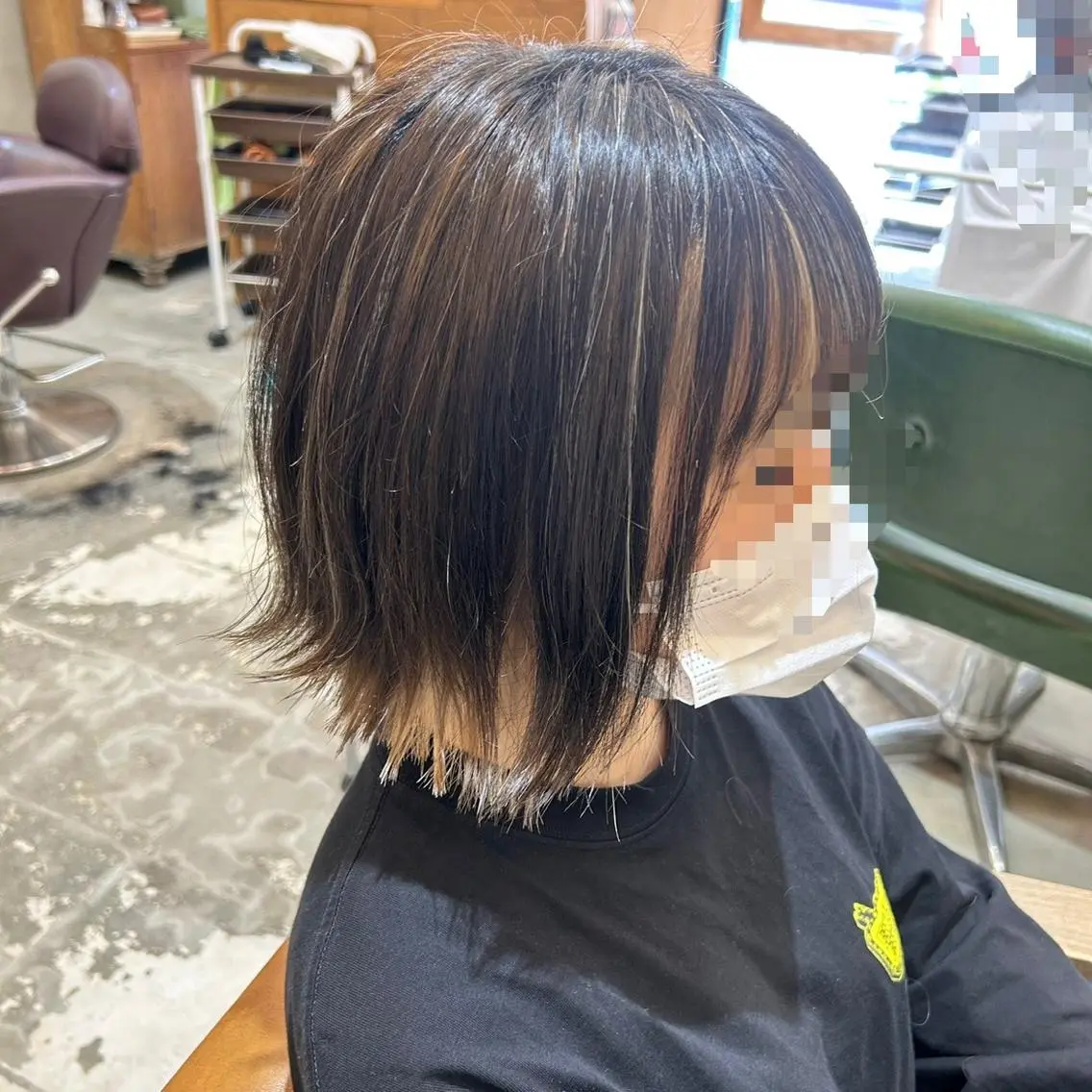 ショート カラー カット ヘアカラー トリートメント 若狭 彩花のヘアスタイル