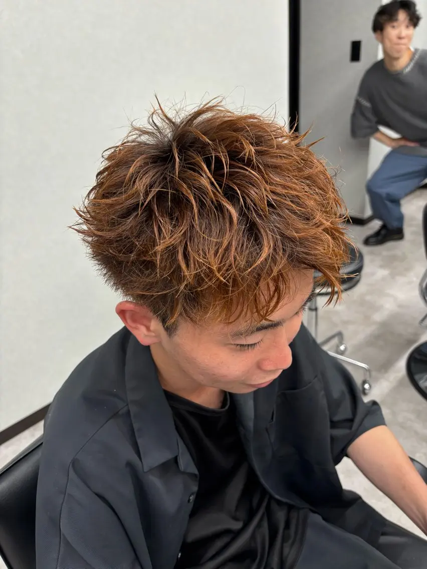 【3回目の来店まで】メンズカット&ワンカラー&パーマ全種の写真
