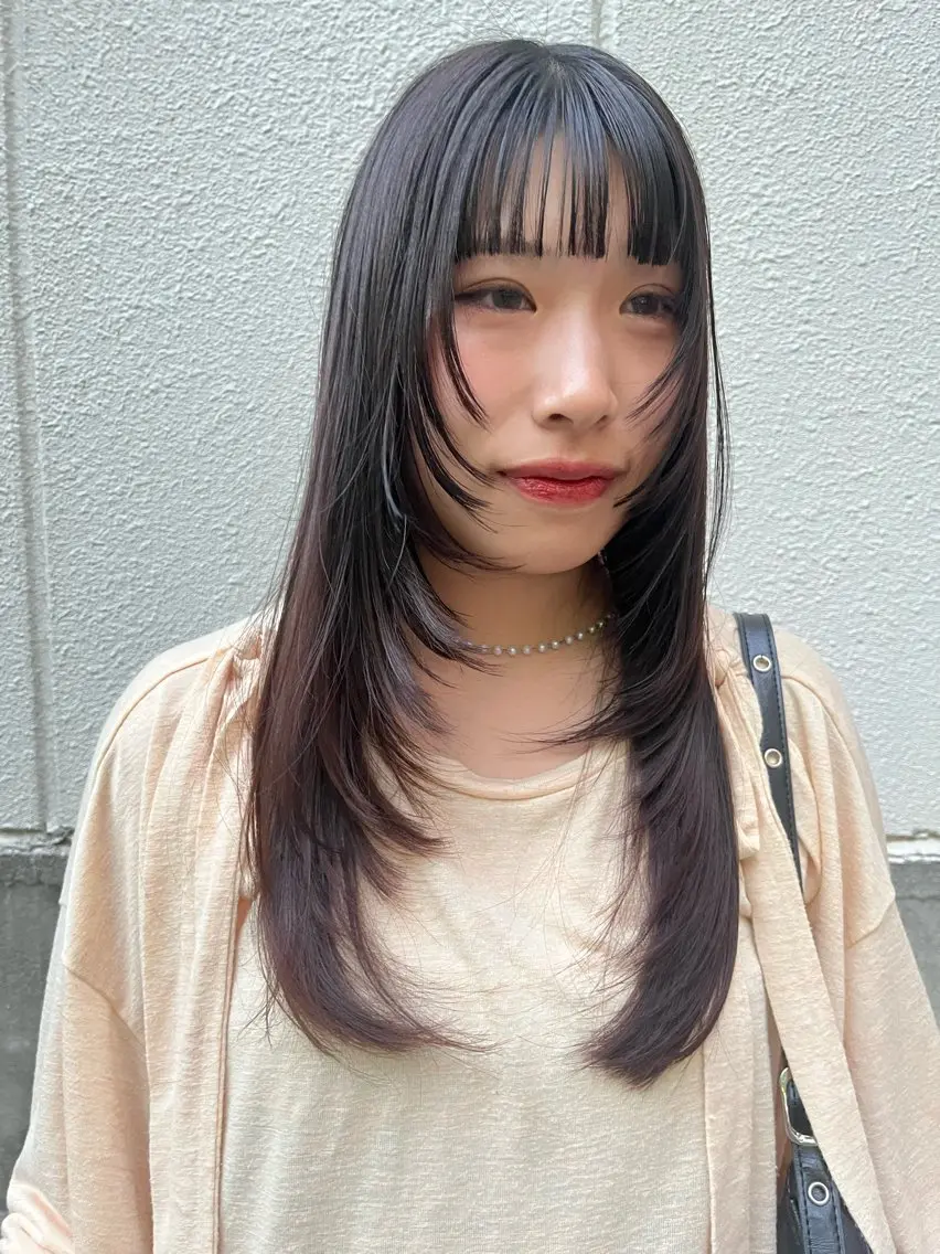 ロング ハイレイヤー レイヤーカット くるみ🩰/ボブ レイヤー/暖色カラーのヘアスタイル