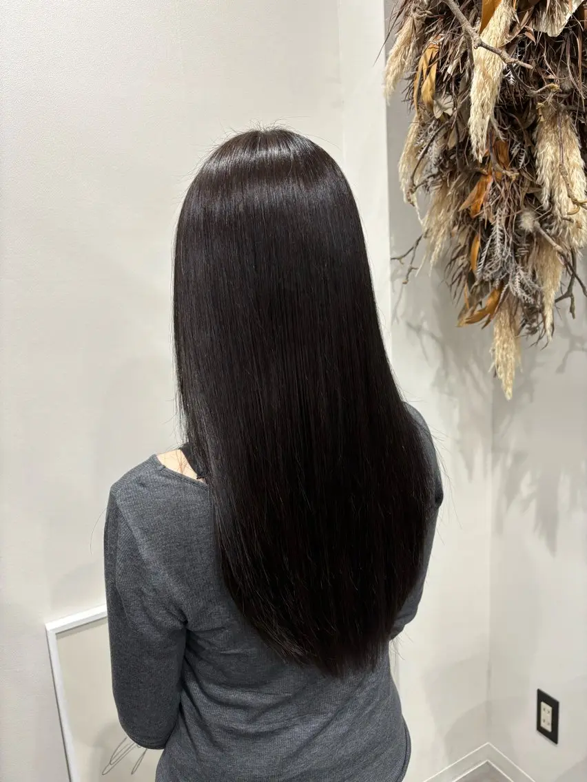 セミロング カラー ヘアカラー 畑 悠哉のヘアスタイル
