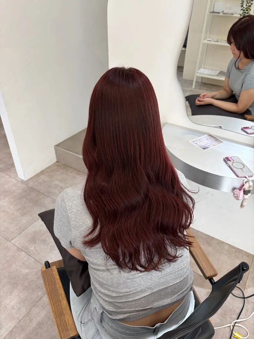 ロング カラー defi ゆいのヘアスタイル