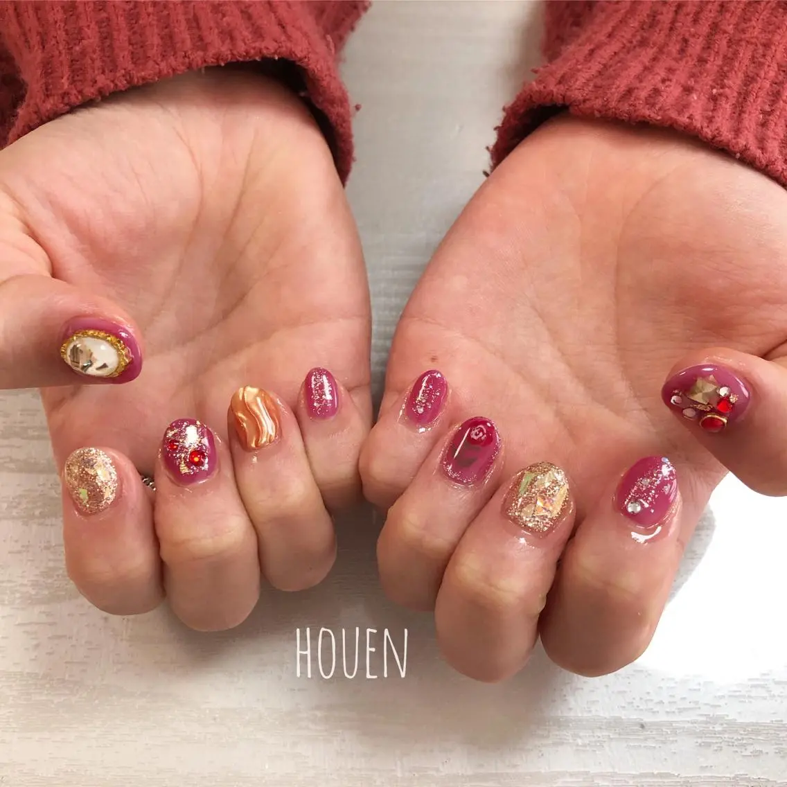 ネイル 持ち込み I pinknail 韓国風·持ち込み専門のネイルデザイン