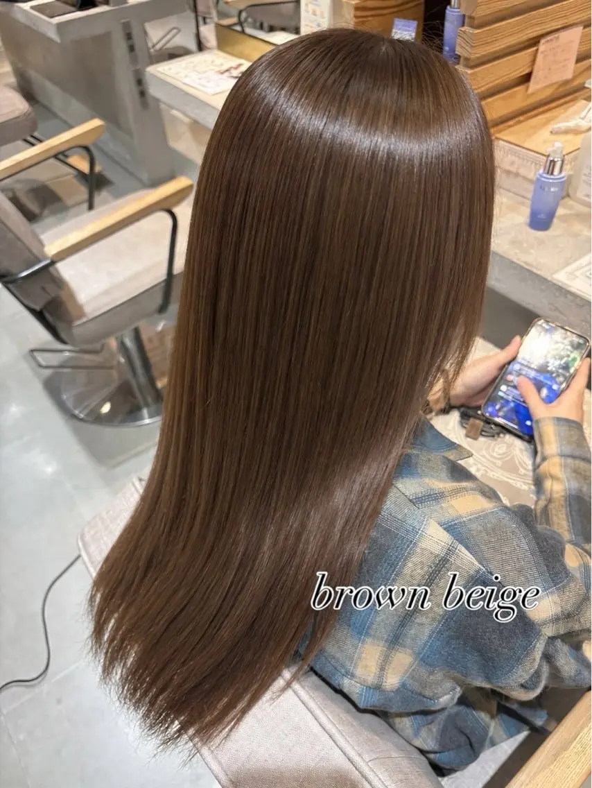 カラー ブラウンカラー ヘアカラー fizelle Harutoのヘアスタイル