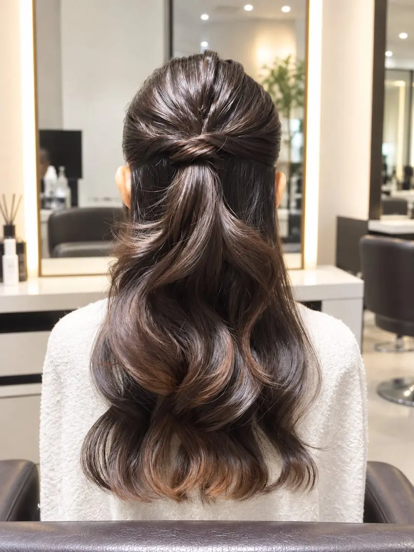 ロング ヘアアレンジ Hair &Make ナナセのヘアスタイル