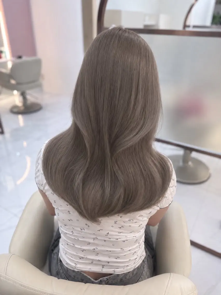 カラー ヘアカラー 艶カラー レイヤー 京都⌇kyoka♡のマツエク・マツパデザイン