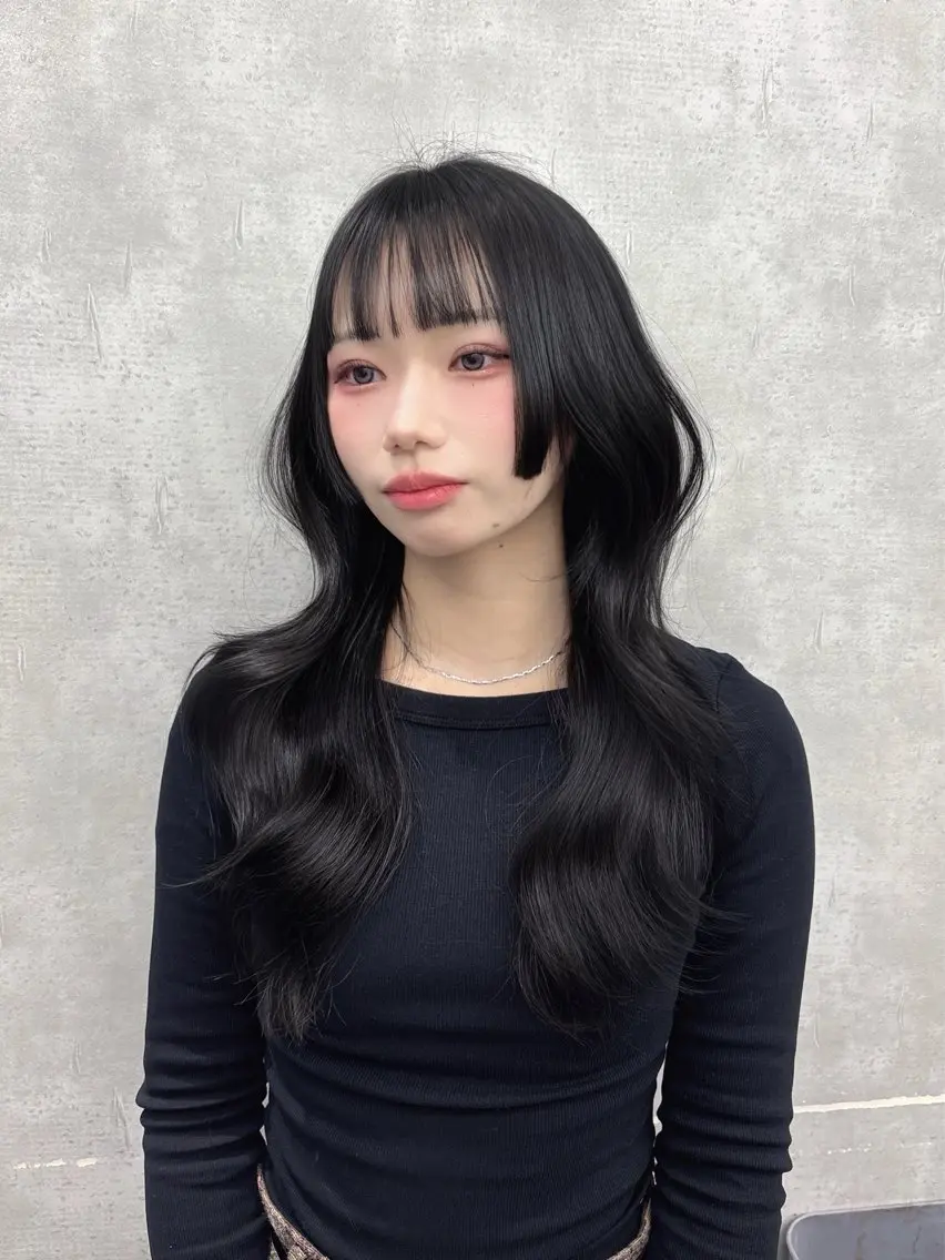 ロング カラー ⛓ワンホンレイヤー 🥀🖤/あいりのヘアスタイル