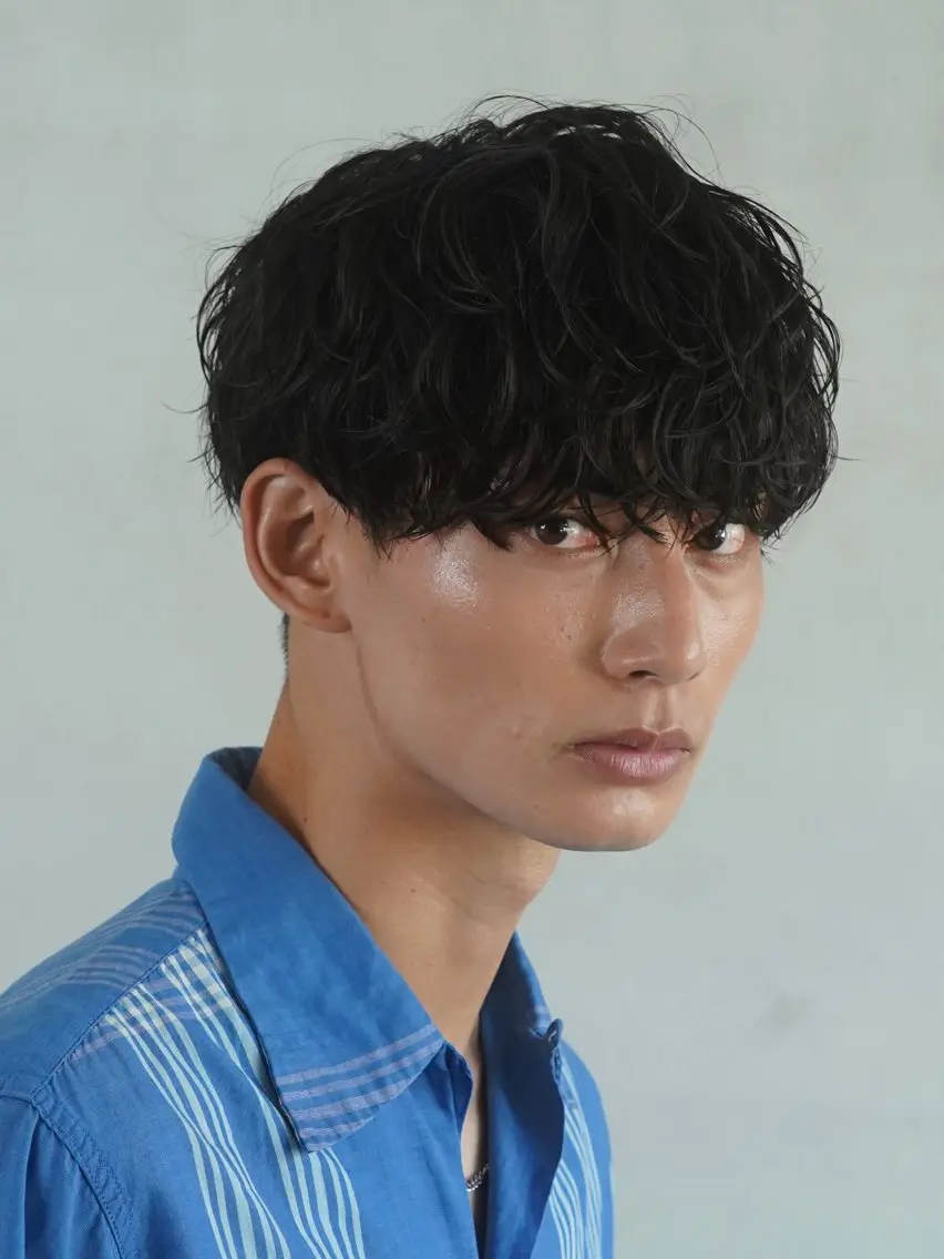 パーマ メンズ カット パーマ fifth 清水睦月のヘアスタイル