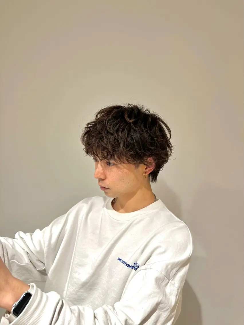 パーマ メンズ フェザーパーマ メンズパーマ 🔥メンズ特化 /パーマ&カット🌀のヘアスタイル