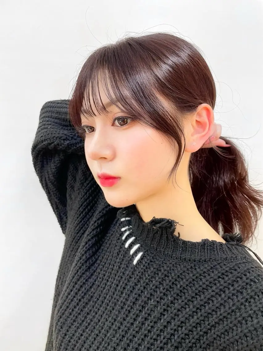 ミディアム カラー 🇰🇷韓国風くびれ ヘア🇰🇷中村優大のヘアスタイル