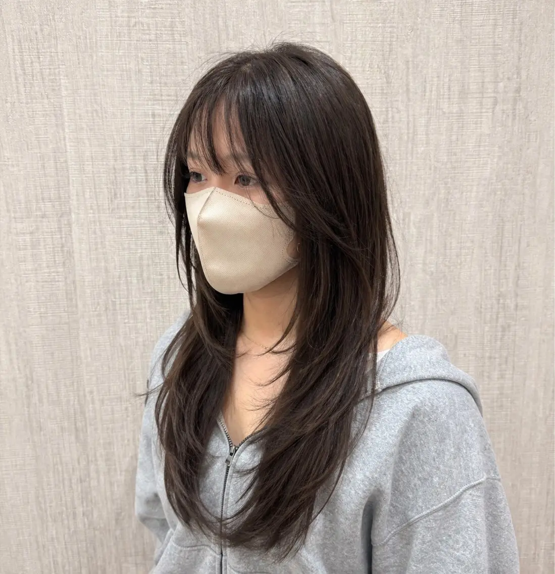 【🌸人気No.1】レイヤーカット+透明感ツヤカラー+プチ髪質改善TR 心斎橋/髪質改善/レイヤー/艶髪の写真