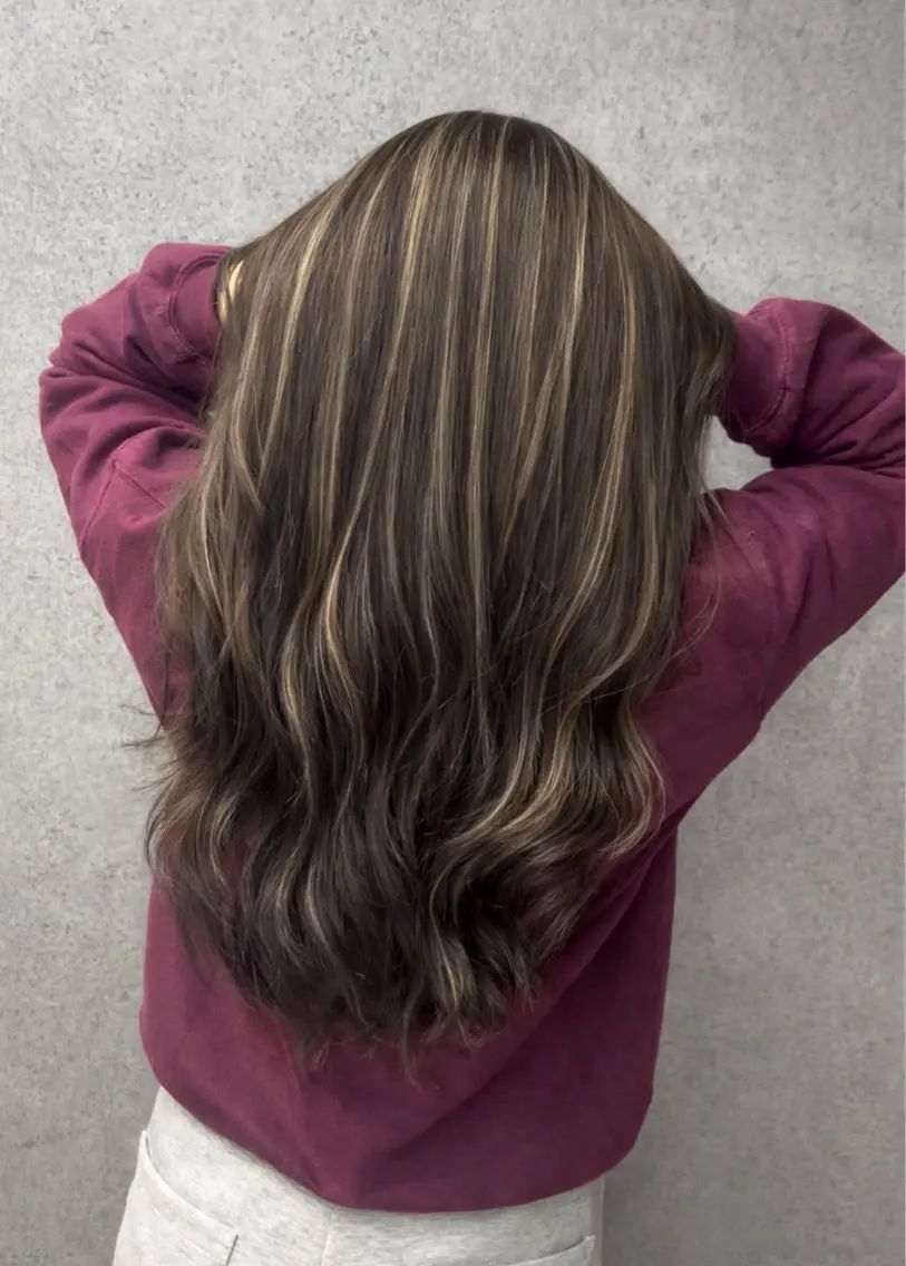 ロング カット ヘアカラー ayuna 海外スタイルのヘアスタイル