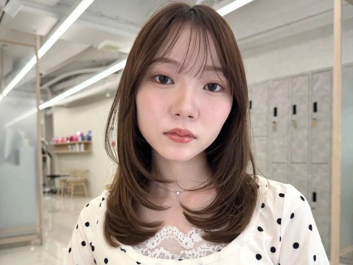 セミロング カット 似合わせカット/ レイヤーカット/新谷のヘアスタイル