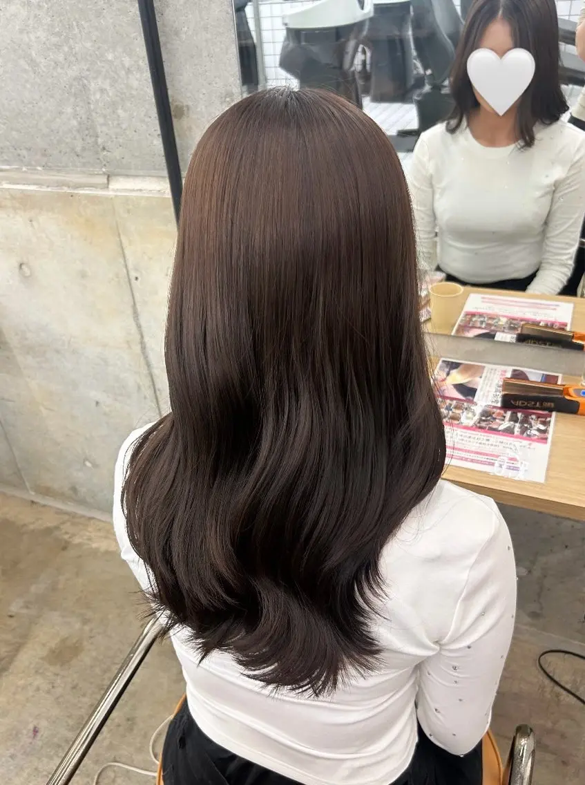 ロング 💙ハイトーン/韓国 style あかねのヘアスタイル