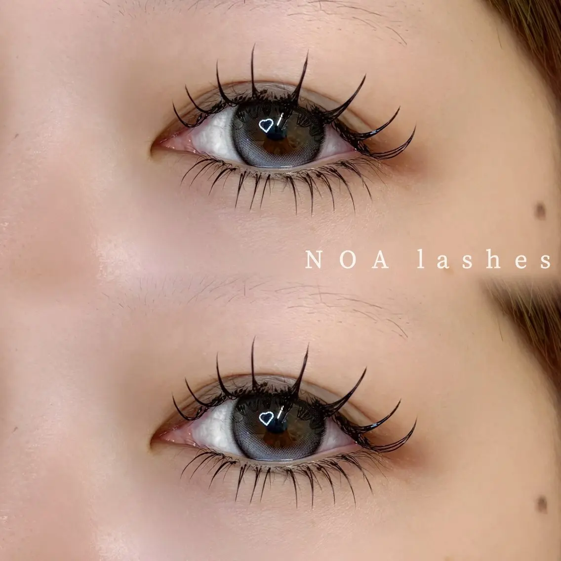 マツエク・マツパ 下まつげエクステ マツエク NOA lashes 茂木のマツエク・マツパデザイン
