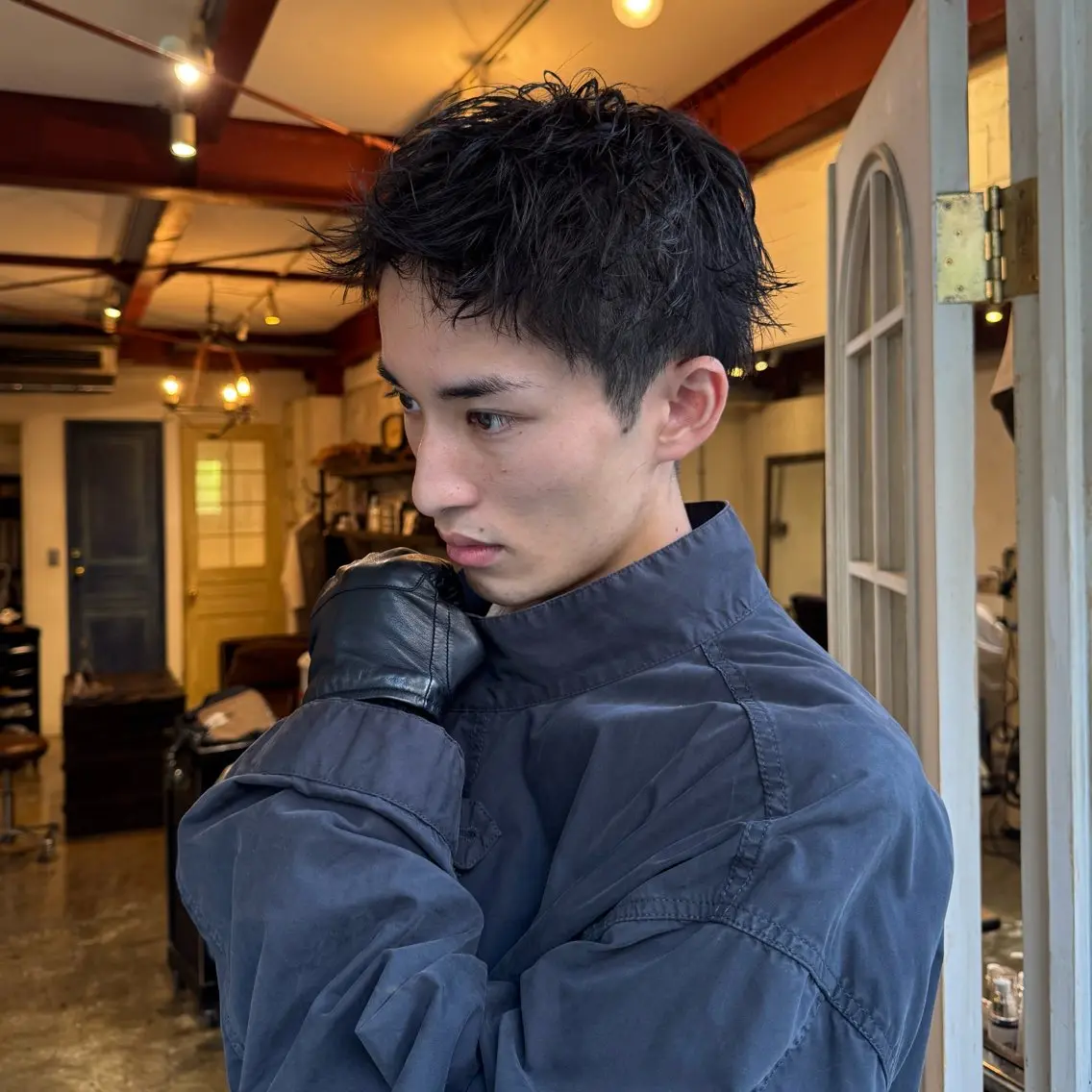 ショート パーマ メンズ メンズショート スパイキーショート ショートヘア カット 山本 優志のヘアスタイル