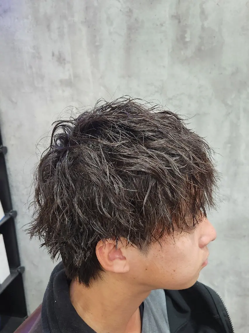 パーマ 🇰🇷ダウンパーマ 毛流れヘア🪽藤原のヘアスタイル