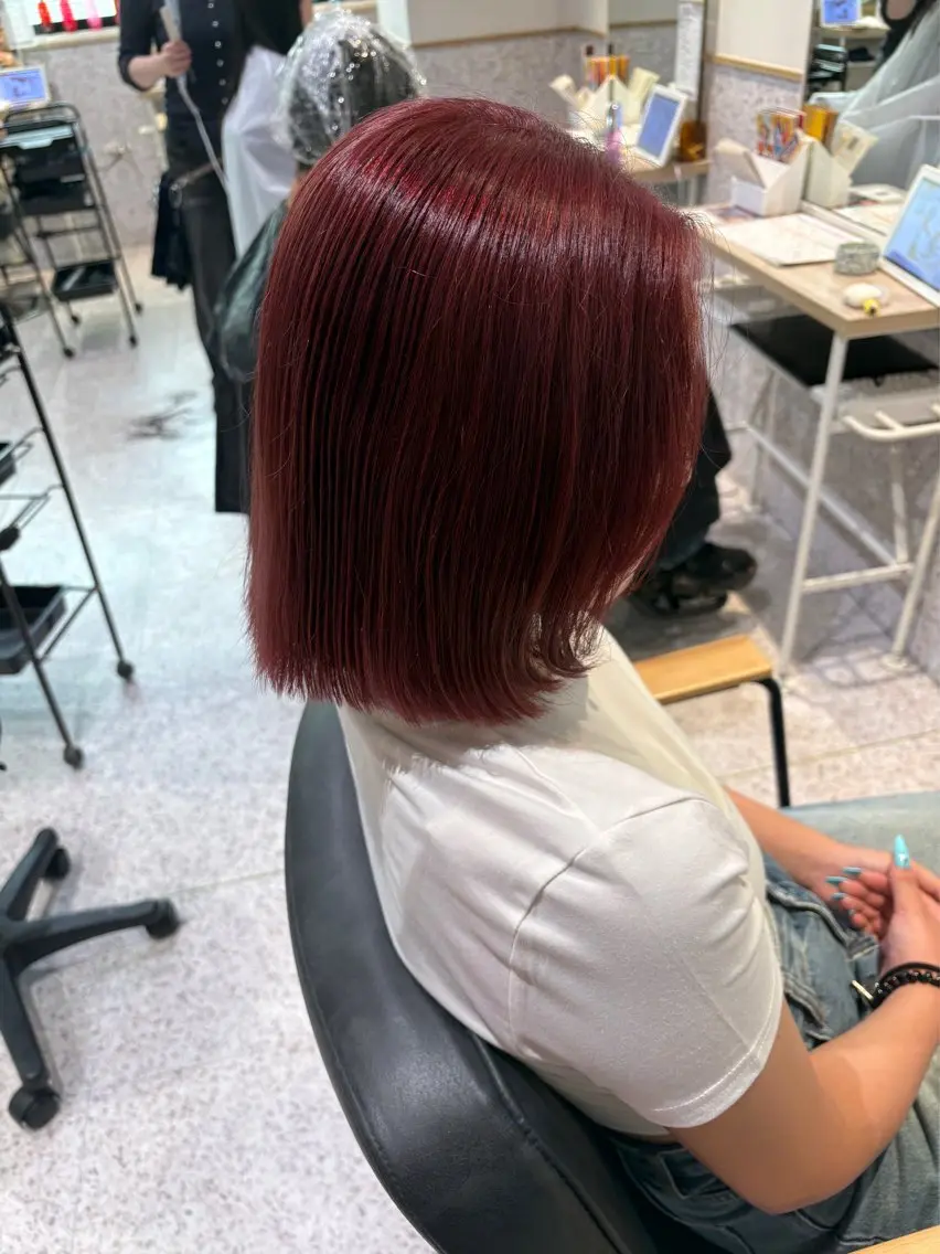 ショート カラー ヘアカラー 関谷 勇気のヘアスタイル
