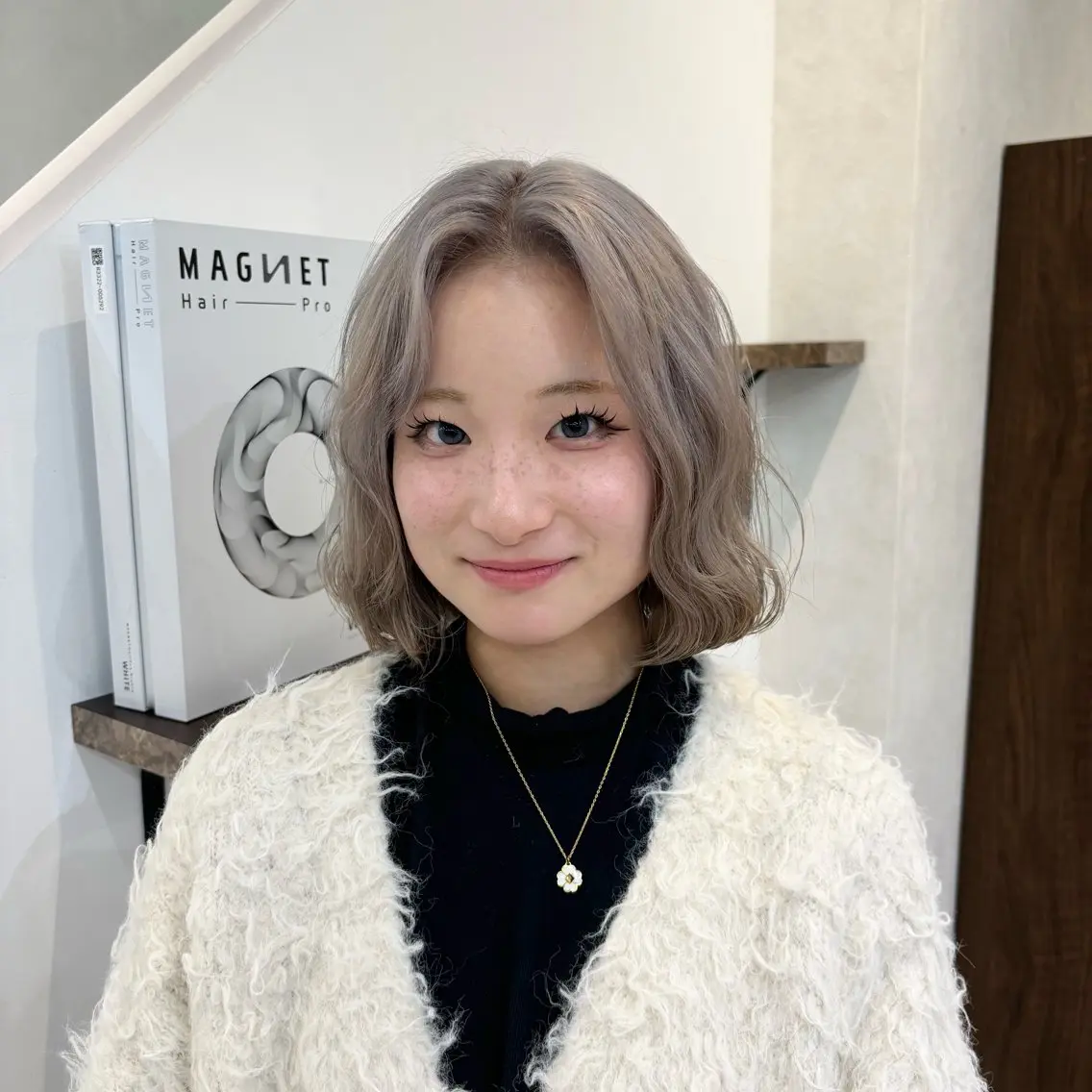 カラー 🎀韓国ボブ/ハイト ーン/まりん🎀のヘアスタイル