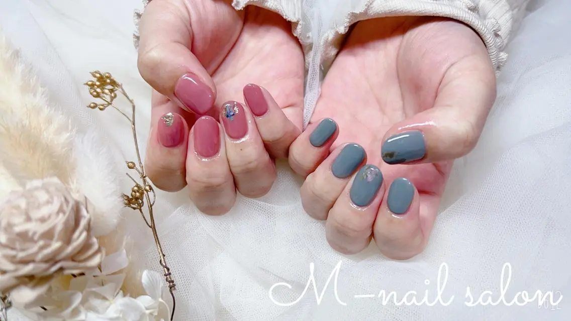 ネイル シンプルネイル M_ nail salonのネイルデザイン