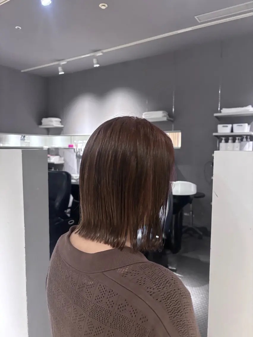 ミディアム 橋本 璃子のヘアスタイル