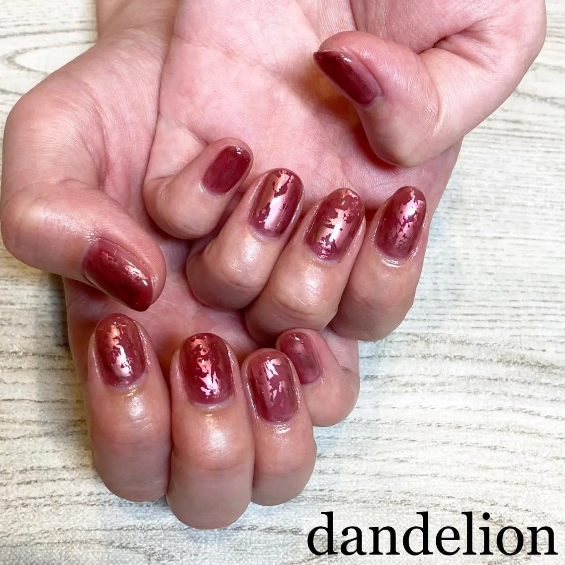 ネイル ハンドネイル ハンドケア dandelion ダンデライオンのネイルデザイン