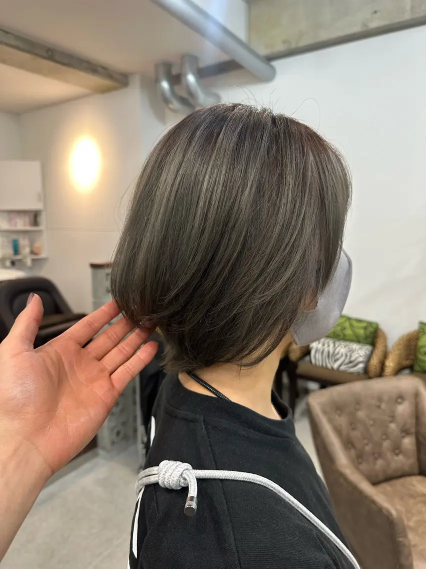 ショート ウルフカット カット ヘアカラー トリートメント カイリ /レイヤーカットのヘアスタイル
