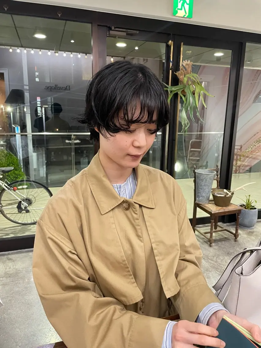 ショート 沼田 彩虹\カットモデルのヘアスタイル