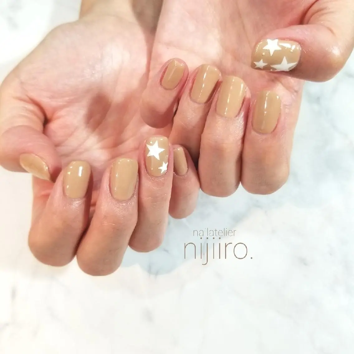 ネイル ワンカラーネイル シンプルネイル ハンドネイル nijiiro🌈 サトウのネイルデザイン