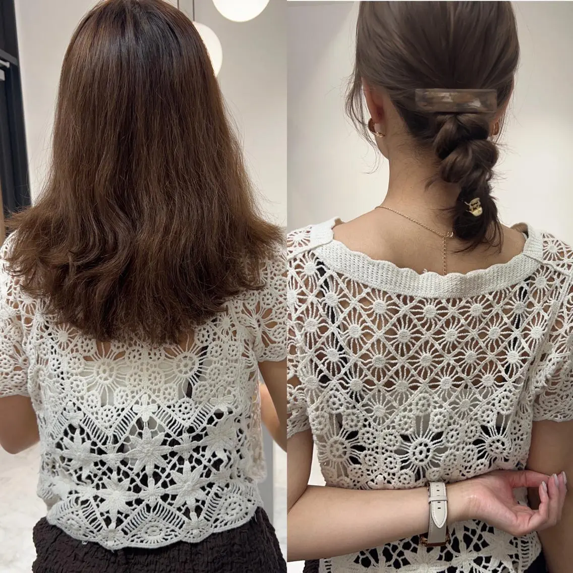 ミディアム 浴衣 韓国モテhair🍑 momoのヘアスタイル