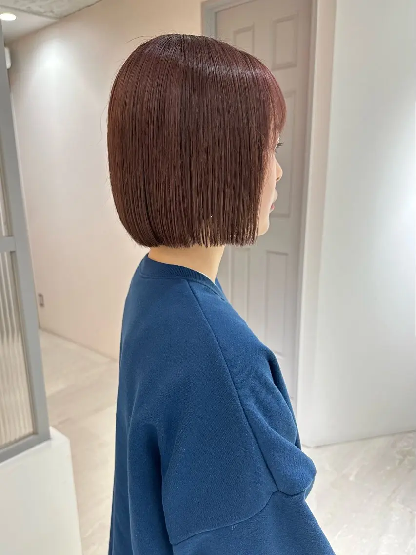 ショート カラー カット ヘアカラー トリートメント 髪質改善 縮毛矯正/ レイヤー/銀座/本木のヘアスタイル
