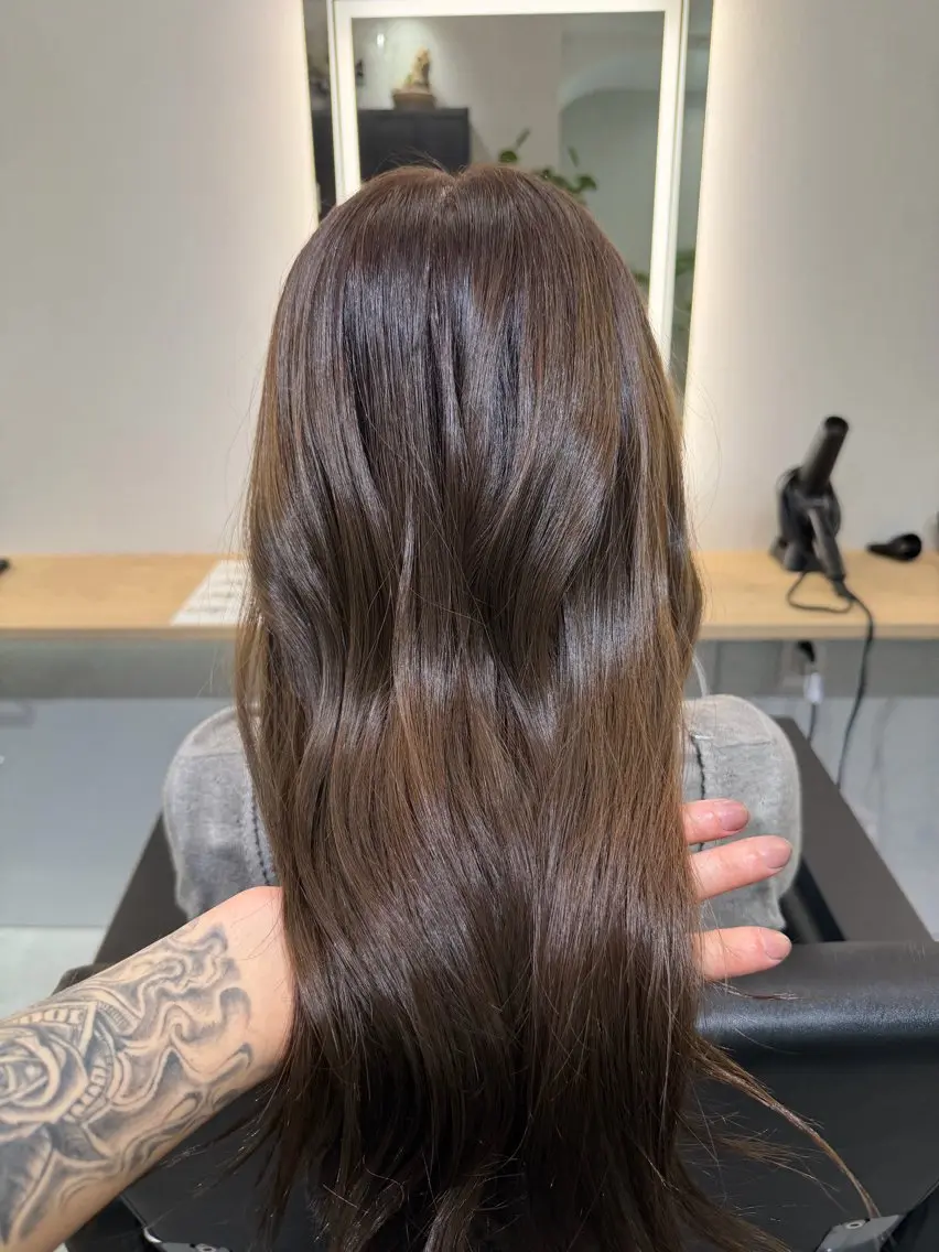セミロング ヘアカラー 松本 匠のヘアスタイル