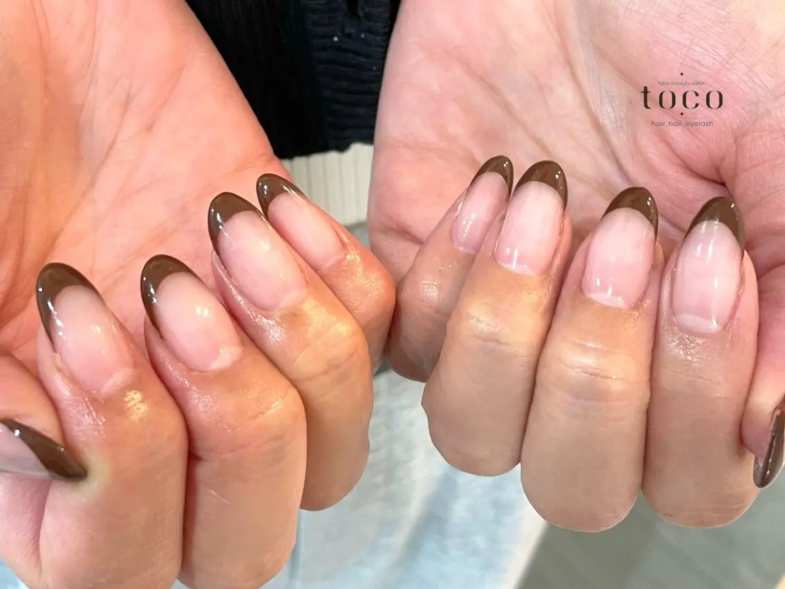 ネイル フレンチネイル toco AMUのネイルデザイン