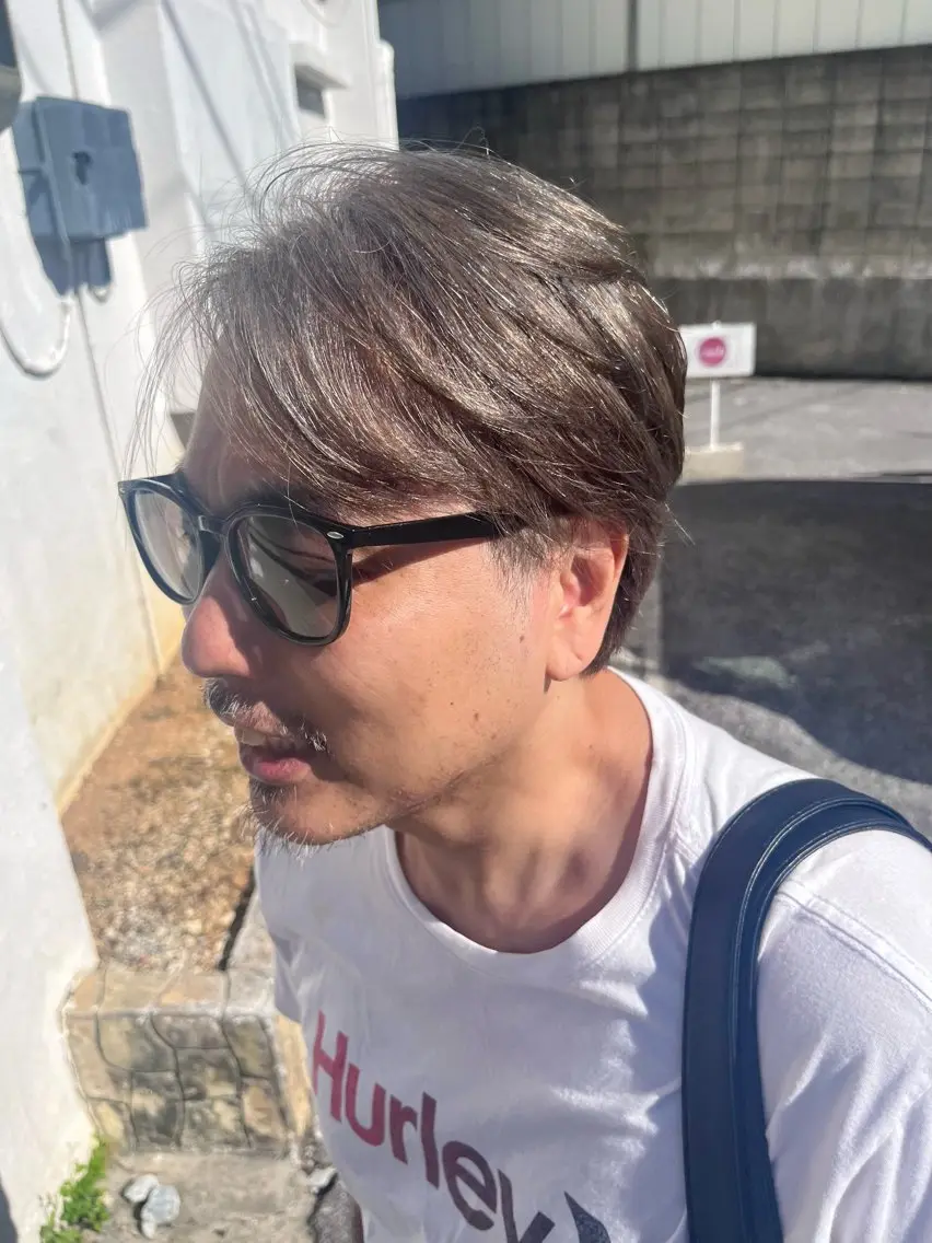 カット➕白髪ぼかし/白髪染めの写真