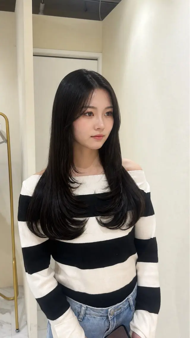 ロング こはな🎀梅田🎀 レイヤーカット💖のヘアスタイル